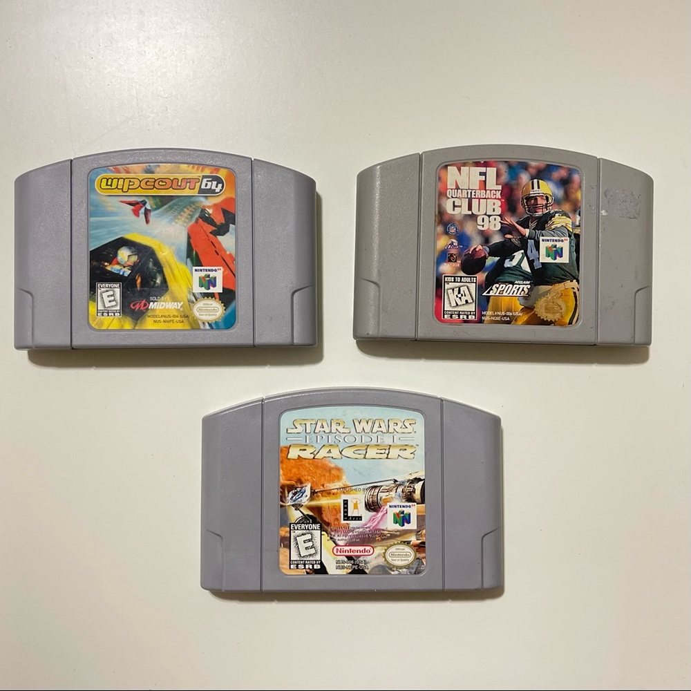 (3) Nintendo 64 games